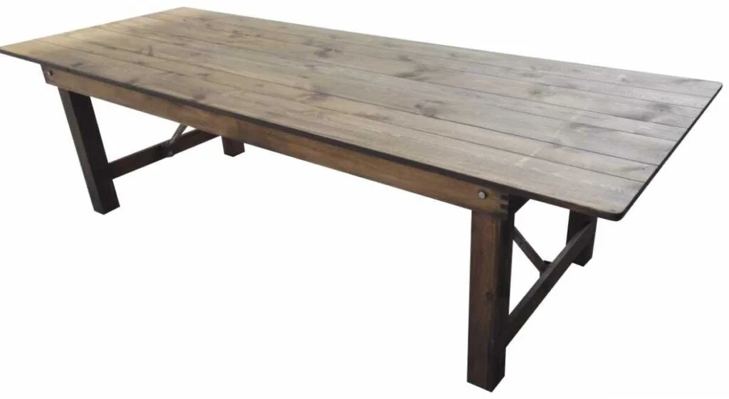 location table bois brut rustique bordeaux