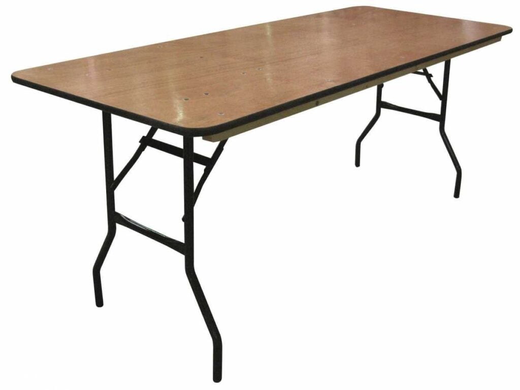 location table pliante bois rectangulaire bordeaux